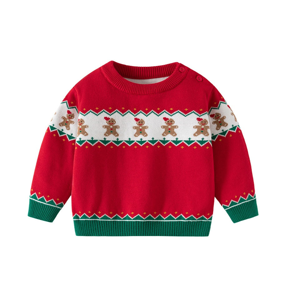 Gingerbread man Cotton Sweater